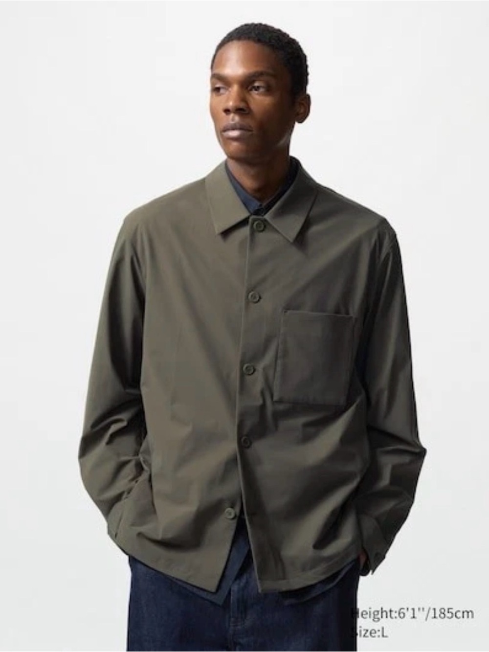 UNIQLO Ultra Stretch Shirt Jacket